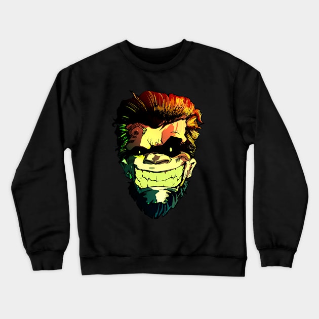 smile monkey Crewneck Sweatshirt by Penguinthulu